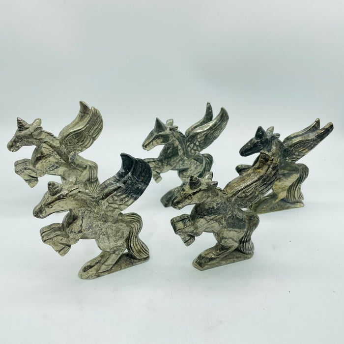 Pyrite Unicorn Carving Wholesale
