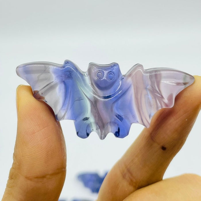 Rainbow Fluorite Bat Carving Wholesale