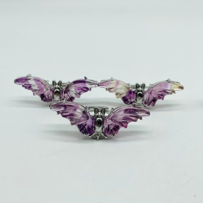 Rainbow Fluorite Bat Ring Wholesale
