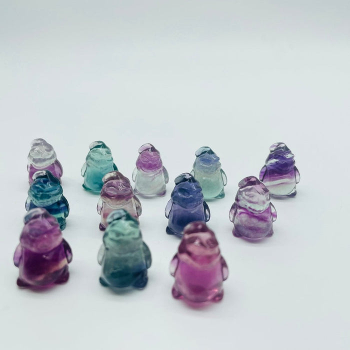 Rainbow Fluorite Carving Demon Person Boo Wholesale