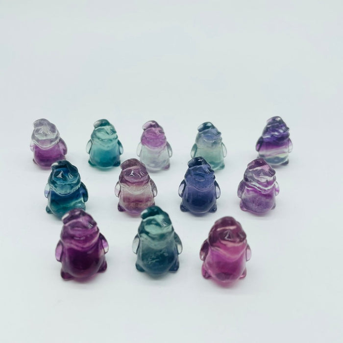 Rainbow Fluorite Carving Demon Person Boo Wholesale