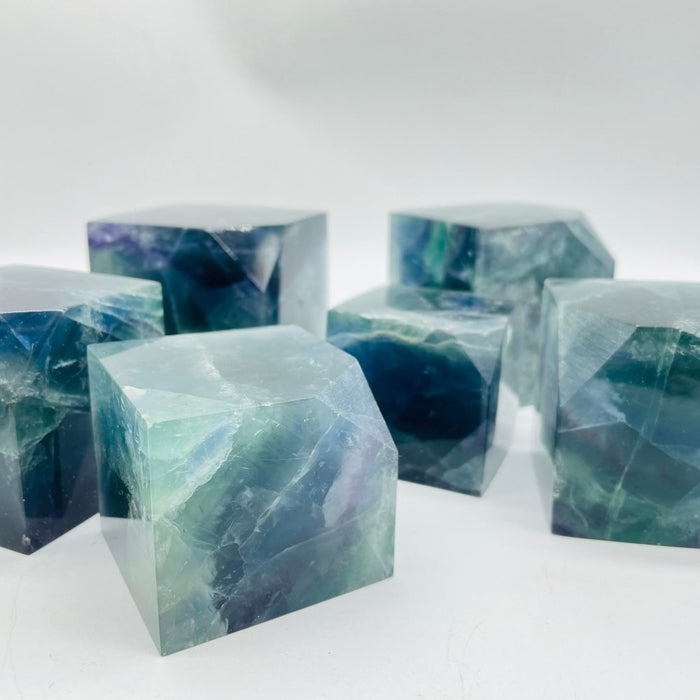 Rainbow Fluorite Cube Wholesale