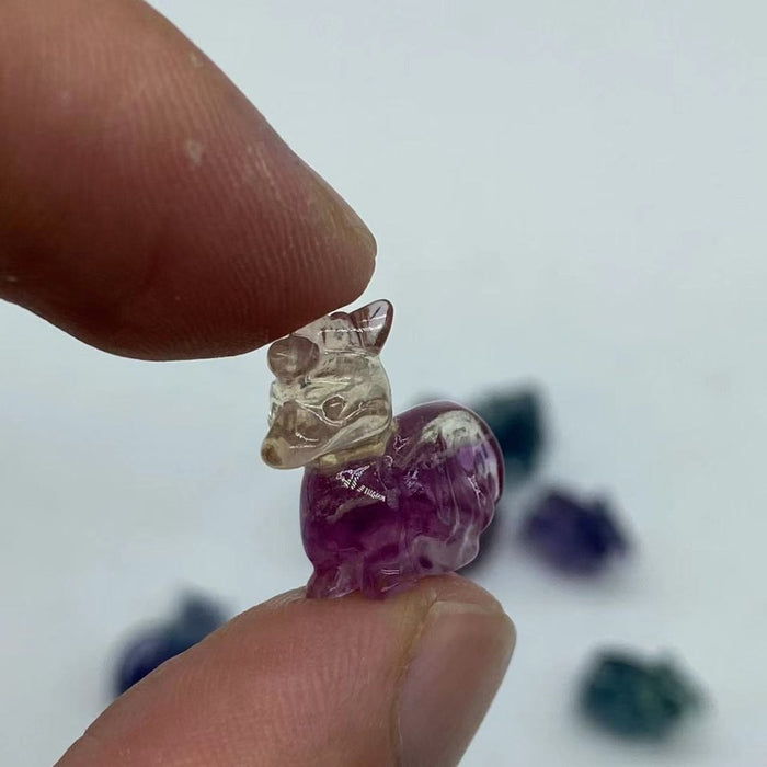 Rainbow Fluorite Flying Mini Dragon Wholesale