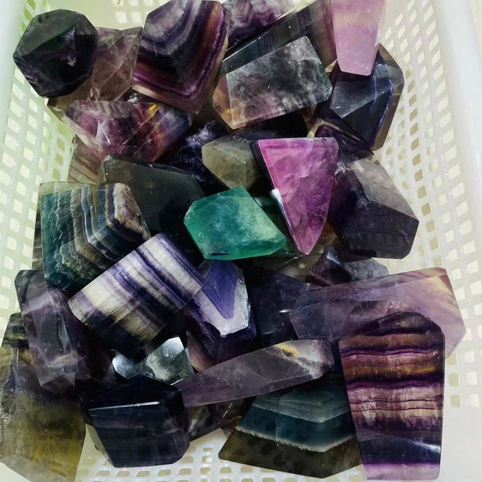 Rainbow Fluorite Free Form Wholesale Bulk
