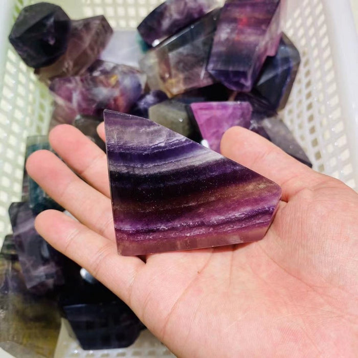 Rainbow Fluorite Free Form Wholesale Bulk