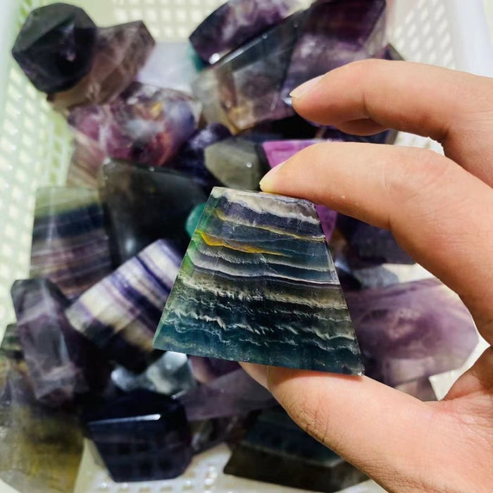 Rainbow Fluorite Free Form Wholesale Bulk