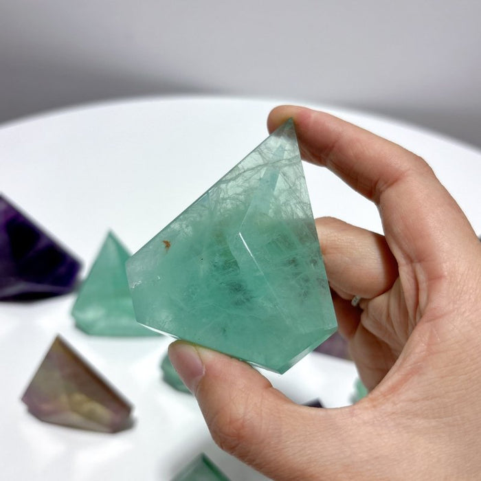 Rainbow Fluorite Geometric Arrow Head Shaped Wholesale