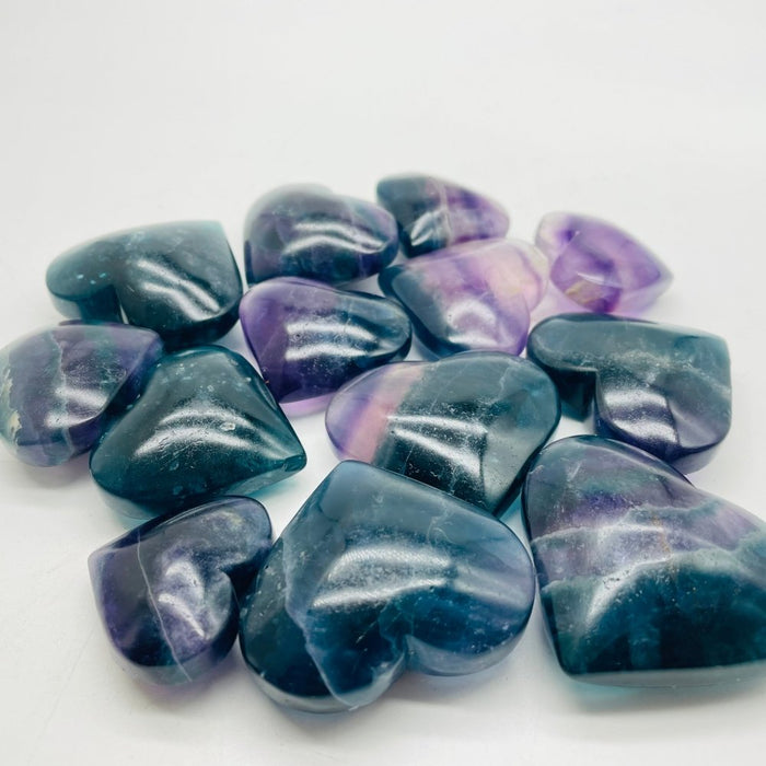 Rainbow Fluorite Heart Wholesale