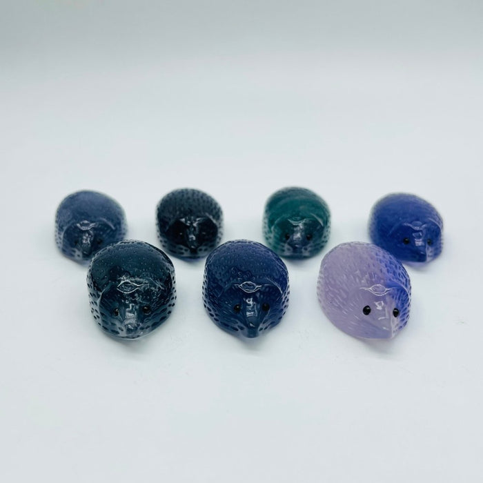 Rainbow Fluorite Hedgehog High Quality Carving Wholesale