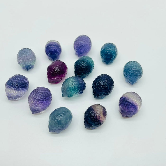 Rainbow Fluorite Mini Hedgehog Carving Wholesale