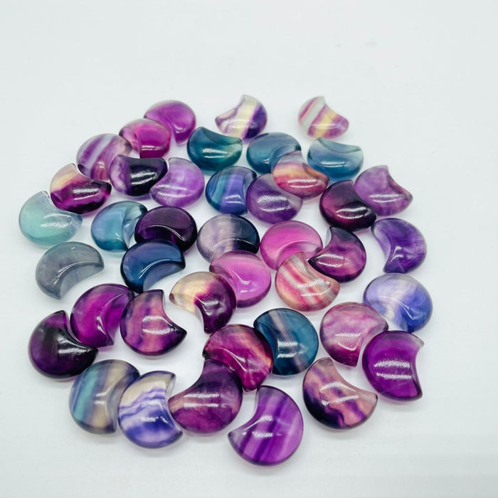 Rainbow Fluorite Moon Wholesale Clearance