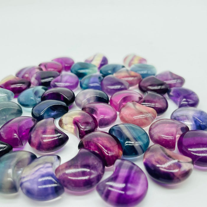 Rainbow Fluorite Moon Wholesale Clearance