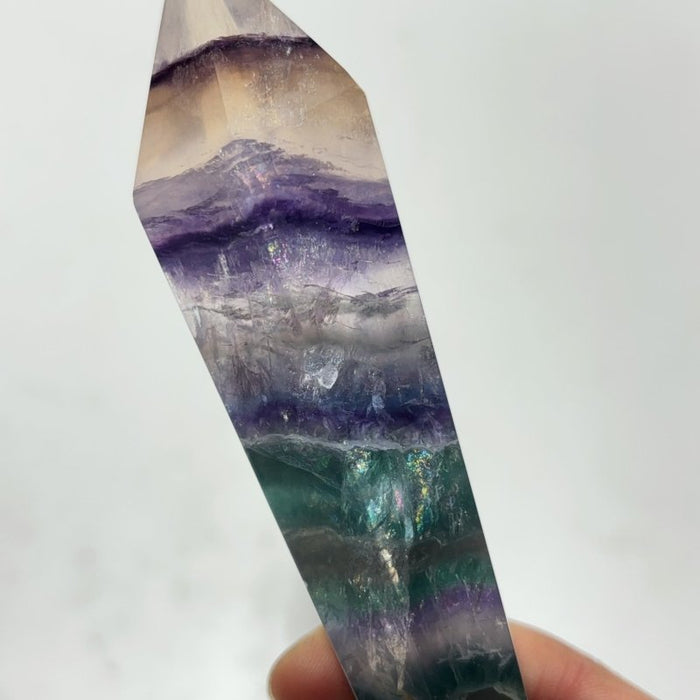 Rainbow Fluorite Point Scepter Magic Wand Wholesale