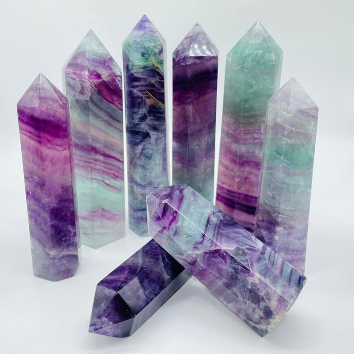Rainbow Fluorite Tower 4-7in(10-18cm) Wholesale