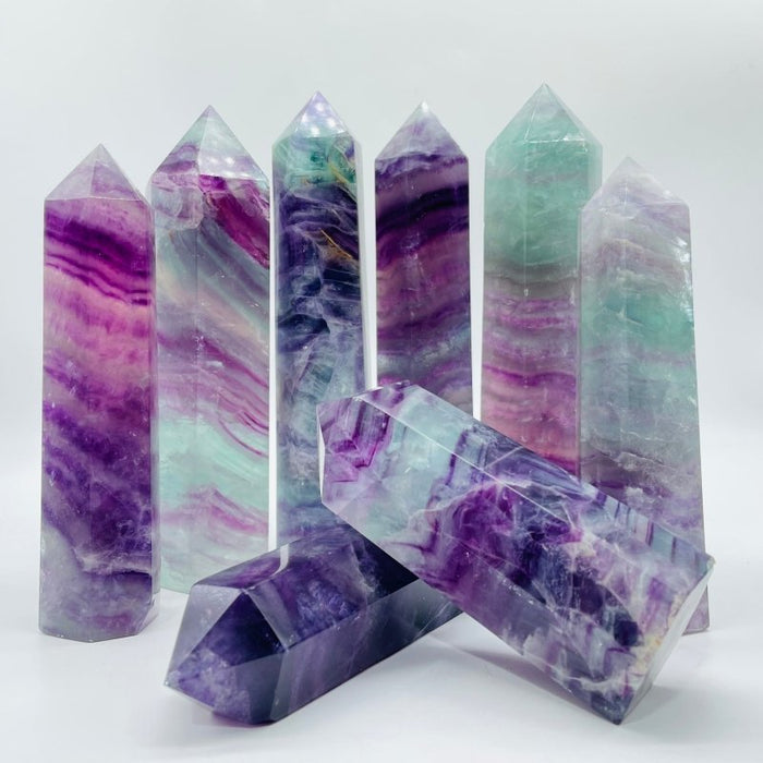 Rainbow Fluorite Tower 4-7in(10-18cm) Wholesale