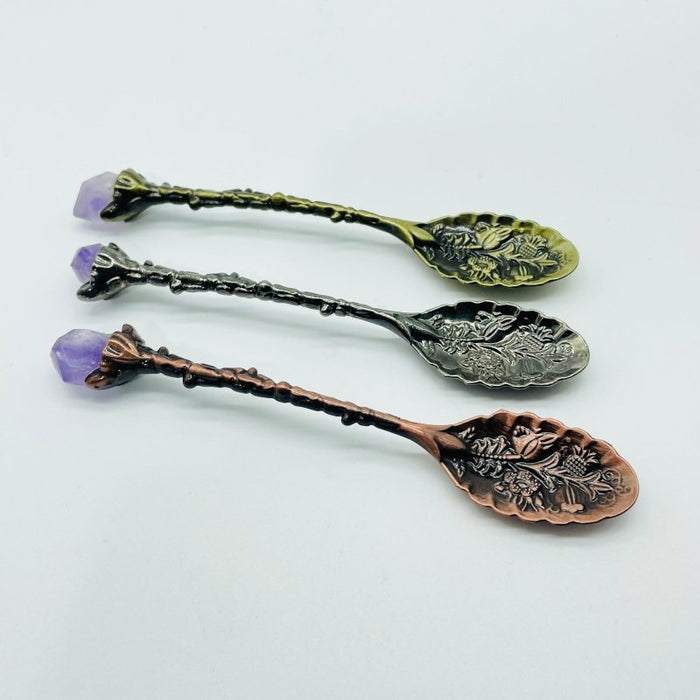 Raw Amethyst Cluster Coffee Spoon Wholesale