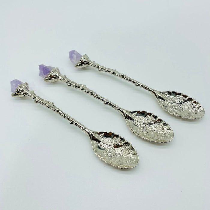Raw Amethyst Cluster Coffee Spoon Wholesale