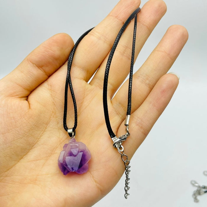 Raw Amethyst Cluster Pendant Wholesale