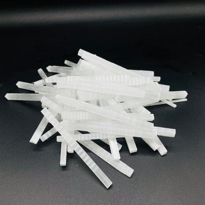 Rectangle Raw Selenite Thin Sticks Wholesale