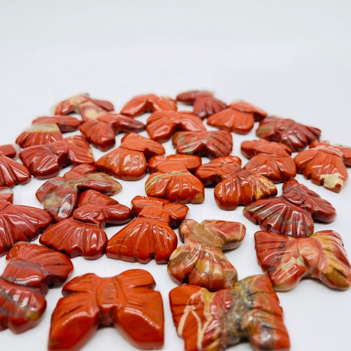 Red Jasper Butterfly Carving Wholesale