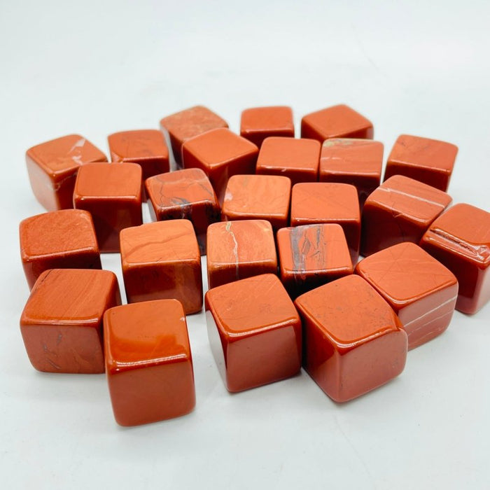 Red Jasper Cube Tumbled Wholesale