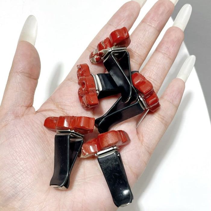 Red Jasper Snake Car Air Vent Clips Wholesale Car Accessories