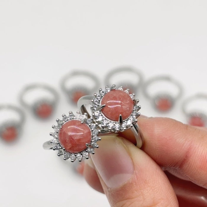 Rhodochrosite Ring Crystal Wholesale
