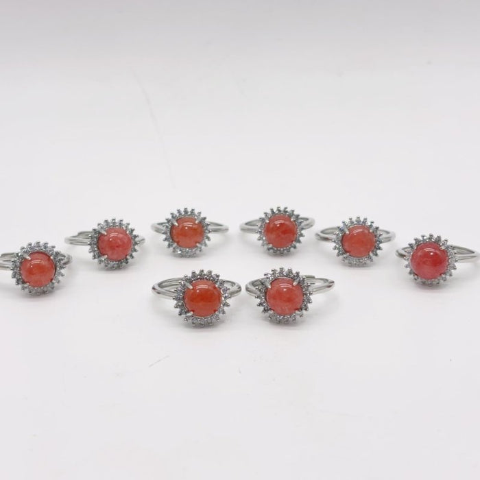Rhodochrosite Ring Crystal Wholesale