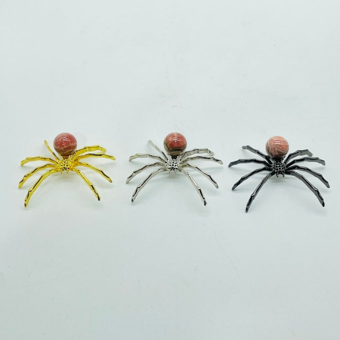 Rhodochrosite Sphere Spider Wholesale