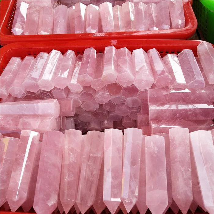 Rose Quartz Crystal Madagascar Deep Pink