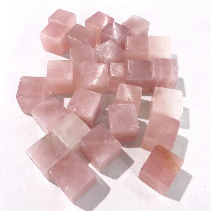 Rose Quartz Cubes Tumbled Wholesale