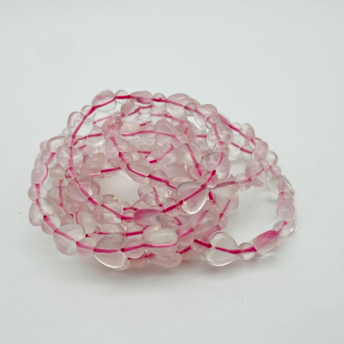 Rose Quartz Heart Bracelet Wholesale