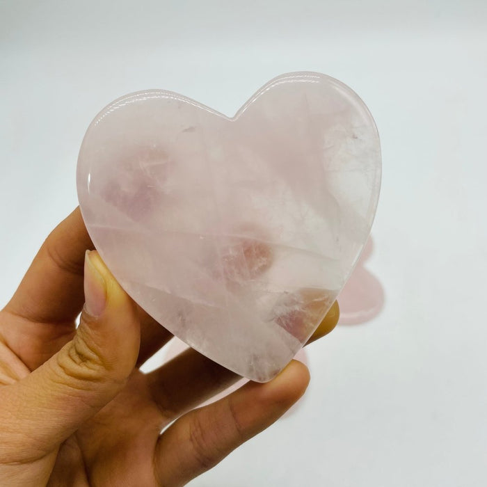 Rose Quartz Heart Gua Sha Facial Tool