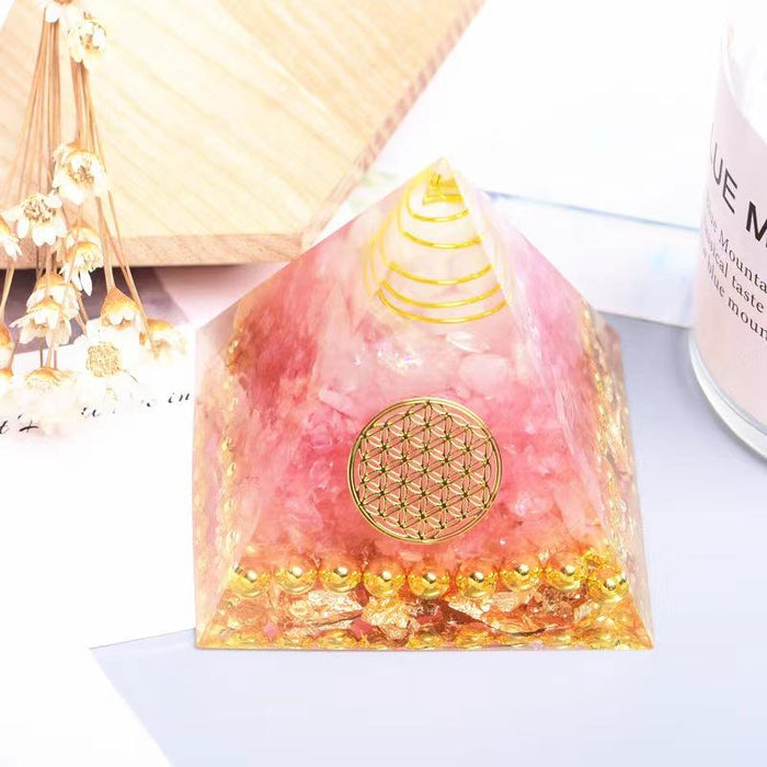 Rose Quartz Orgone Pyramid  Wholesale