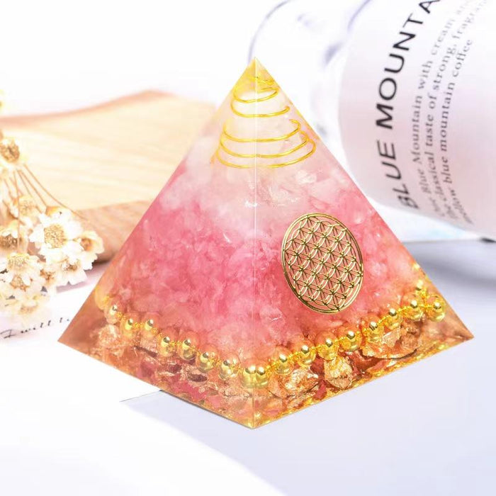Rose Quartz Orgone Pyramid  Wholesale