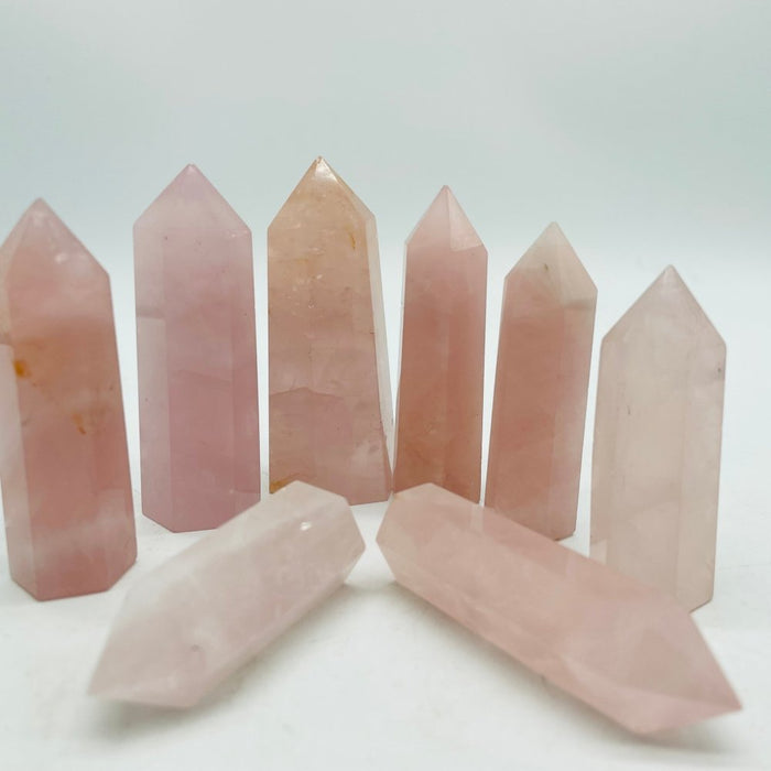 Rose Quartz Tower 1kg(2.2lbs) Wholesale