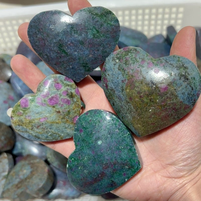 Ruby In Kyanite Stone Heart Wholesale
