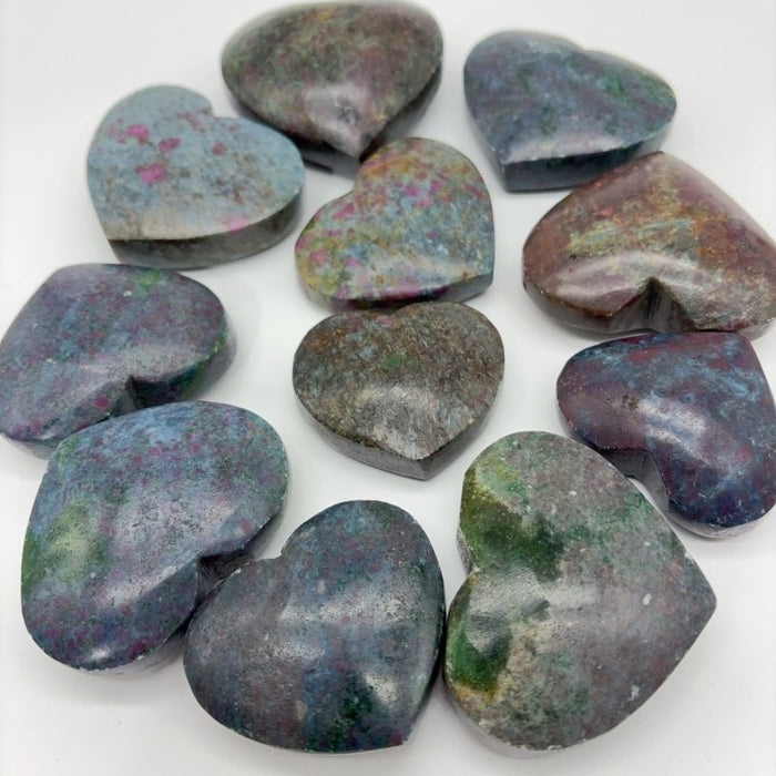 Ruby In Kyanite Stone Heart Wholesale