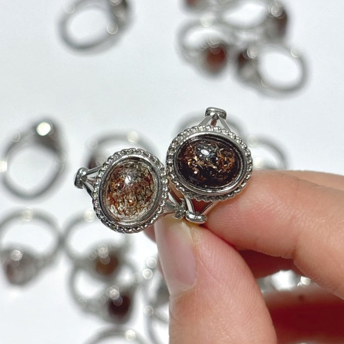Rutile Quartz Crystal Ring Wholesale