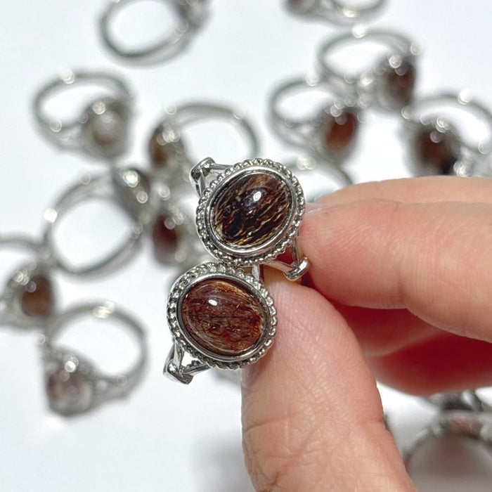 Rutile Quartz Crystal Ring Wholesale