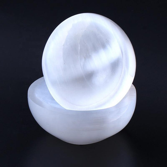 Selenite Bowl Round Shape Carving Wholesale