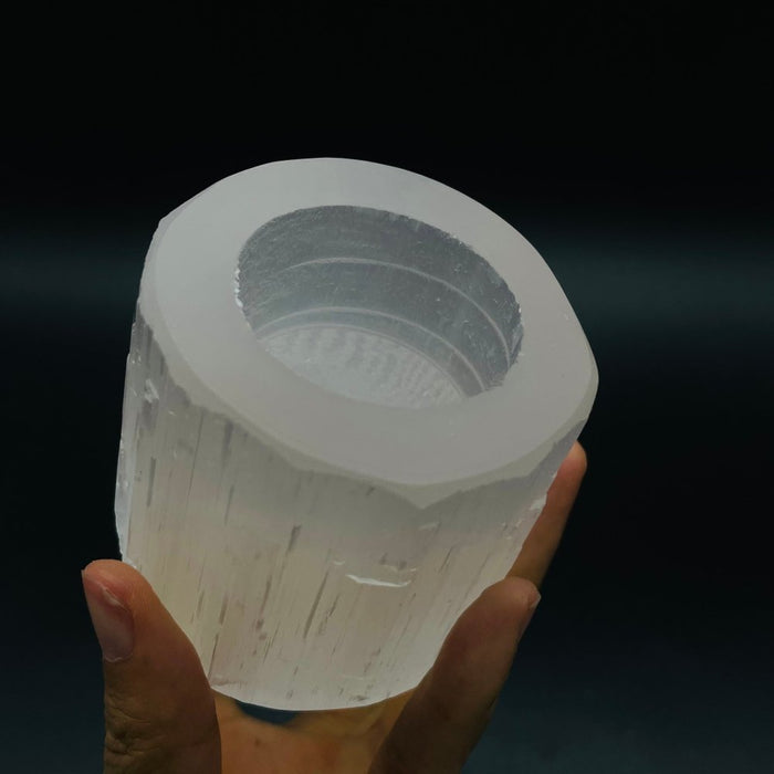 Selenite Round Candle Holder Wholesale