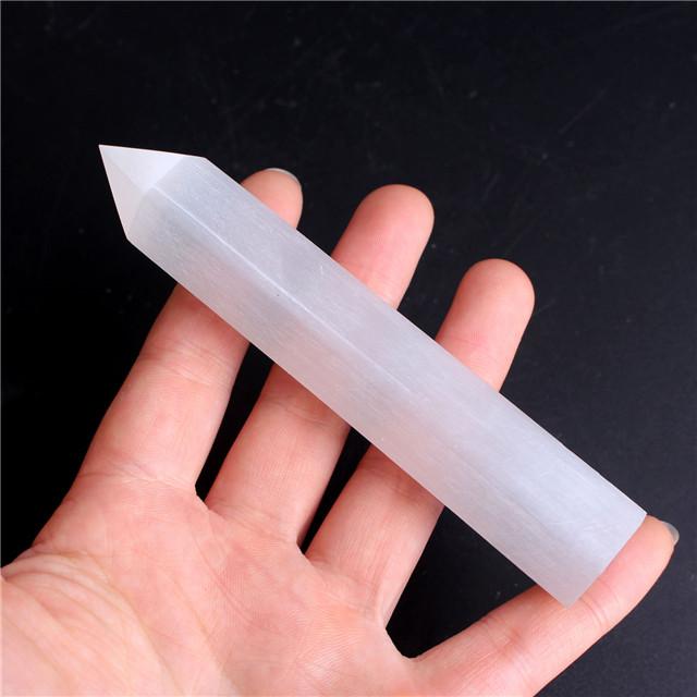 Selenite Tower Point 3.5in(9cm) Wholesale