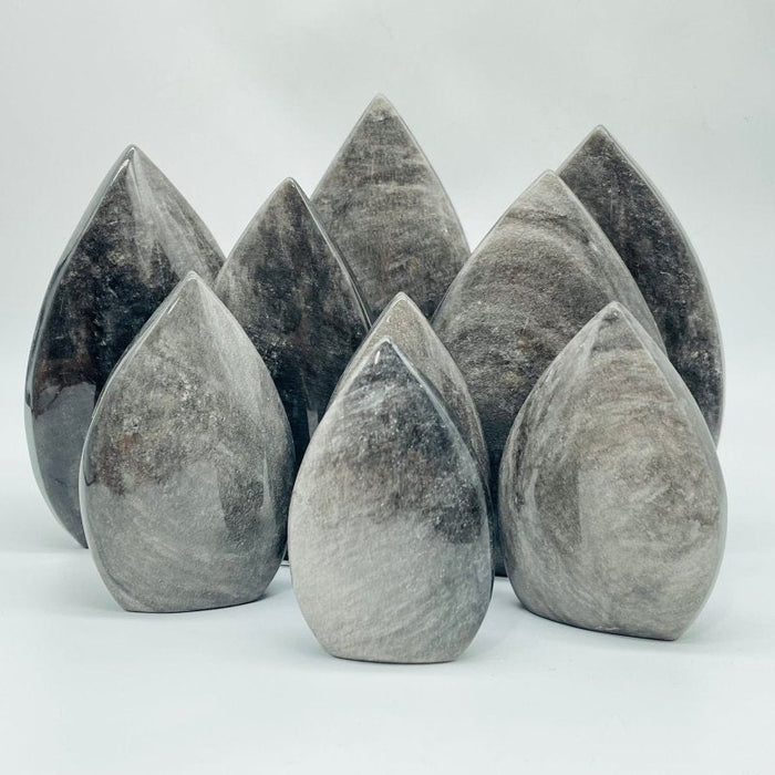 Silver Sheen Obsidian Arrow Head Shape Crystal Stone Wholesale
