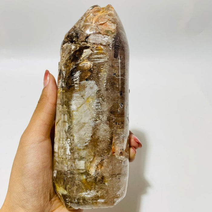 Skeletal Crystal Garden Quartz Mixed Mica High Grade Crystal Point For Collection