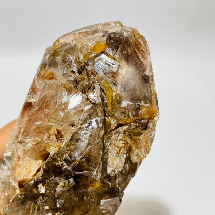 Skeletal Crystal Garden Quartz Mixed Mica High Grade Crystal Point For Collection
