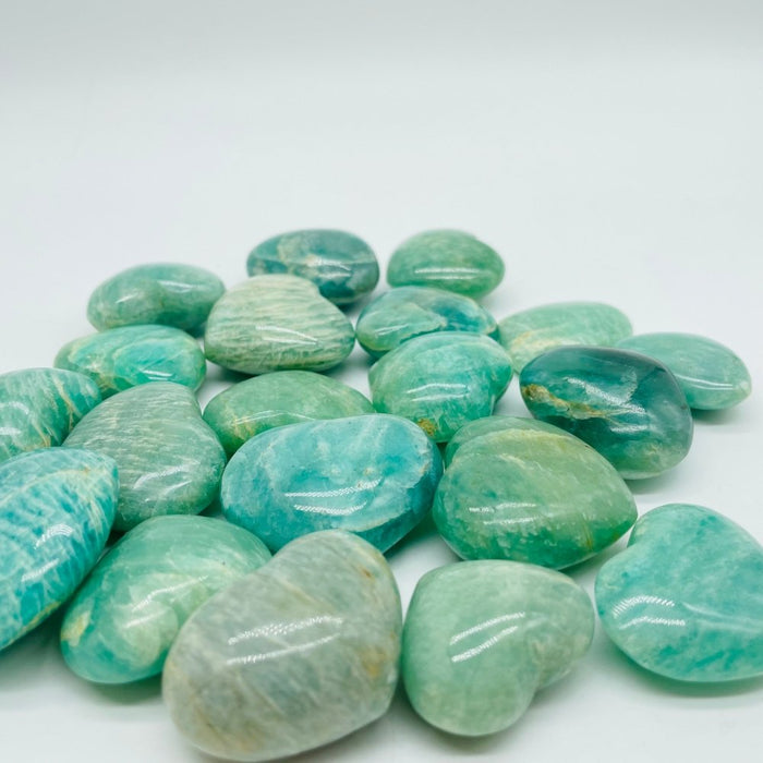 Small Amazonite Heart Wholesale