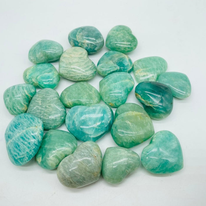 Small Amazonite Heart Wholesale