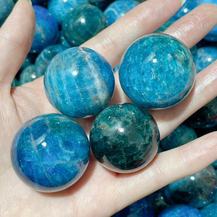 Small Apatite Sphere Crystal Ball Wholesale