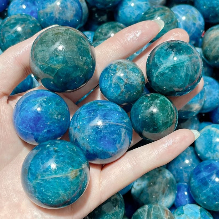 Small Apatite Sphere Crystal Ball Wholesale